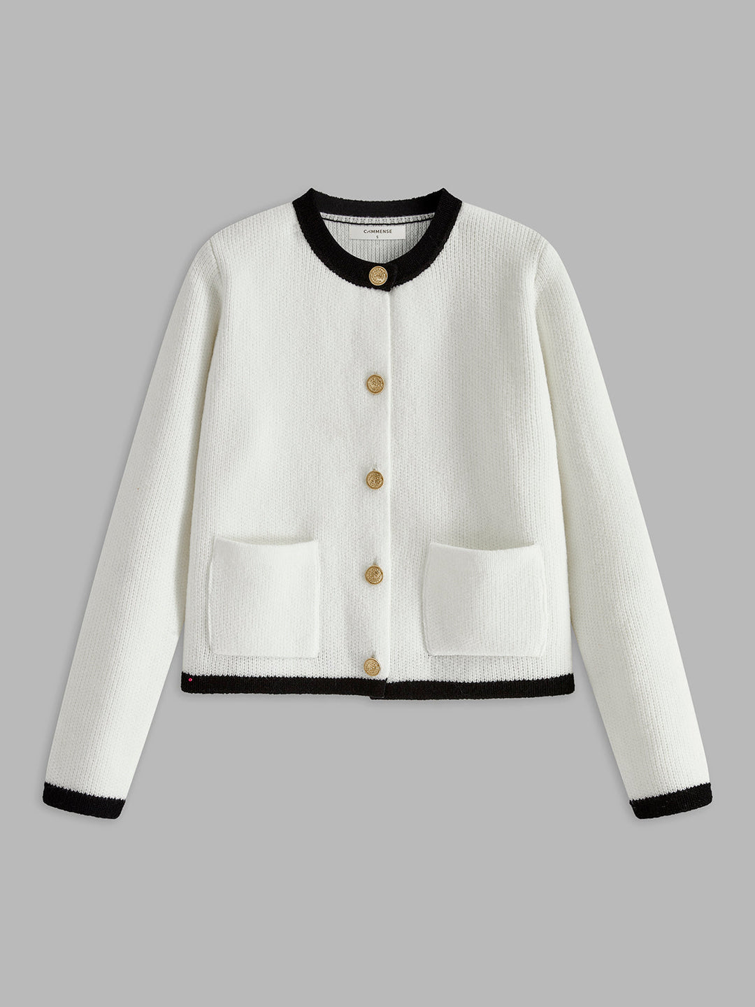 Kamizelka z kontrastowymi lamówkami dla kobiet - Serena