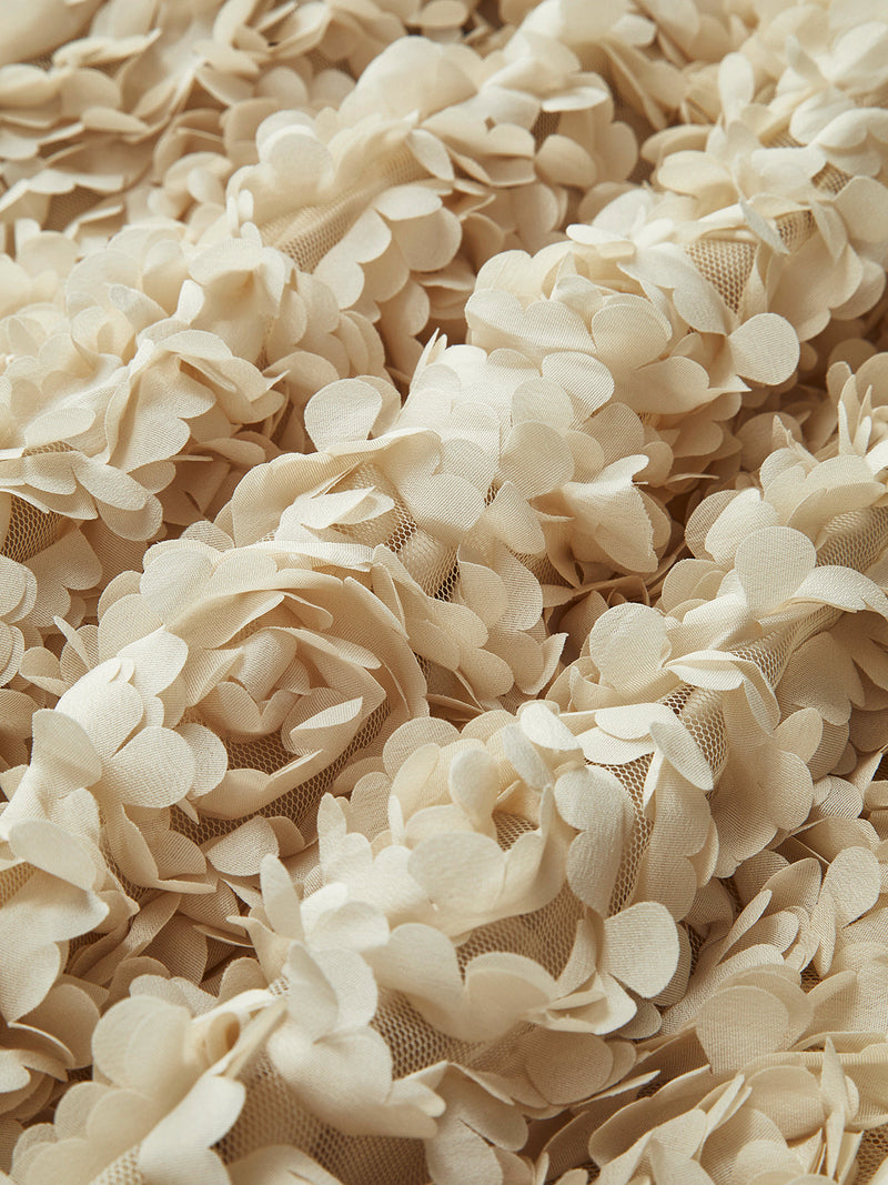 Beige Crew Neck Blazer voor Dames - Olivia