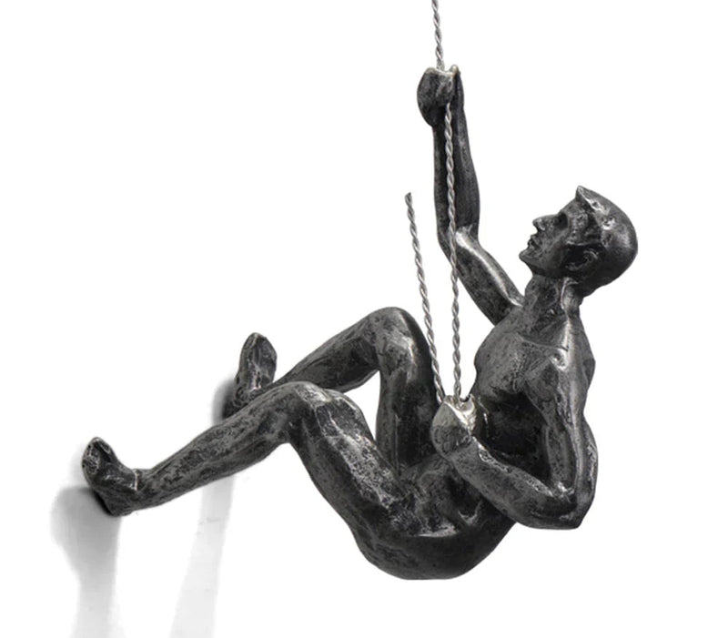 Bergbeklimmer Wandsculptuur – PeakFigures