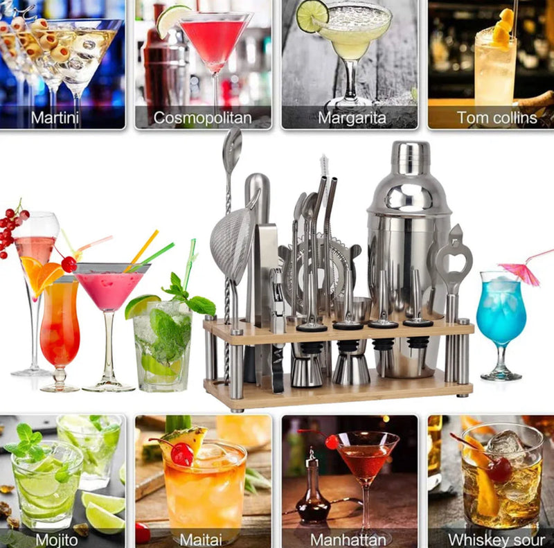 23-Delige Professionele Bartender Set - ShakerPro