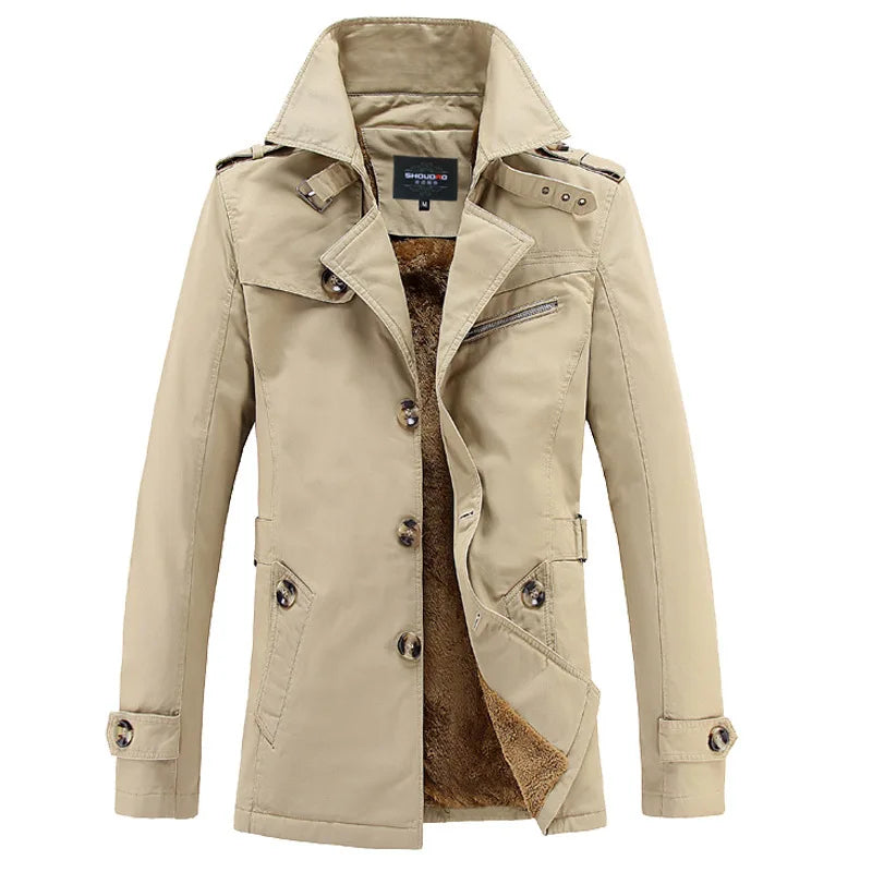 Vardi Dante™ Michiel Winter Trenchcoat | Trendy Warme Winterjas