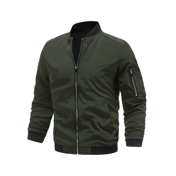 Lichte & trendy heren bomberjack met rits - Jaron