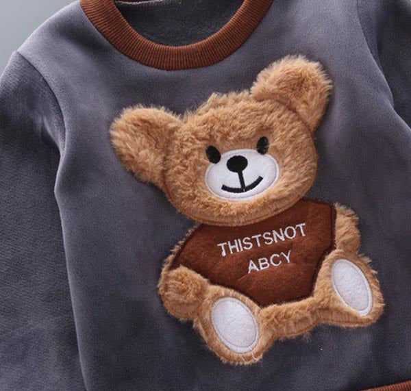 Driedelige Baby- en Peuterset met Berenmotief – BearHugs