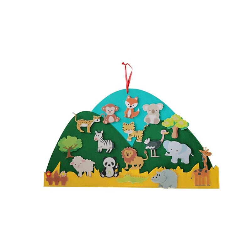 DIY Viltbord voor Kinderen - AnimalAdventure