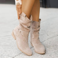 Trendy Dames Herfstlaarzen met Hak – Elif
