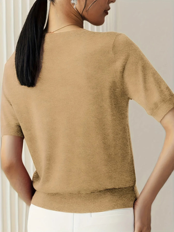 Dames Korte Mouwen Trui – Mila