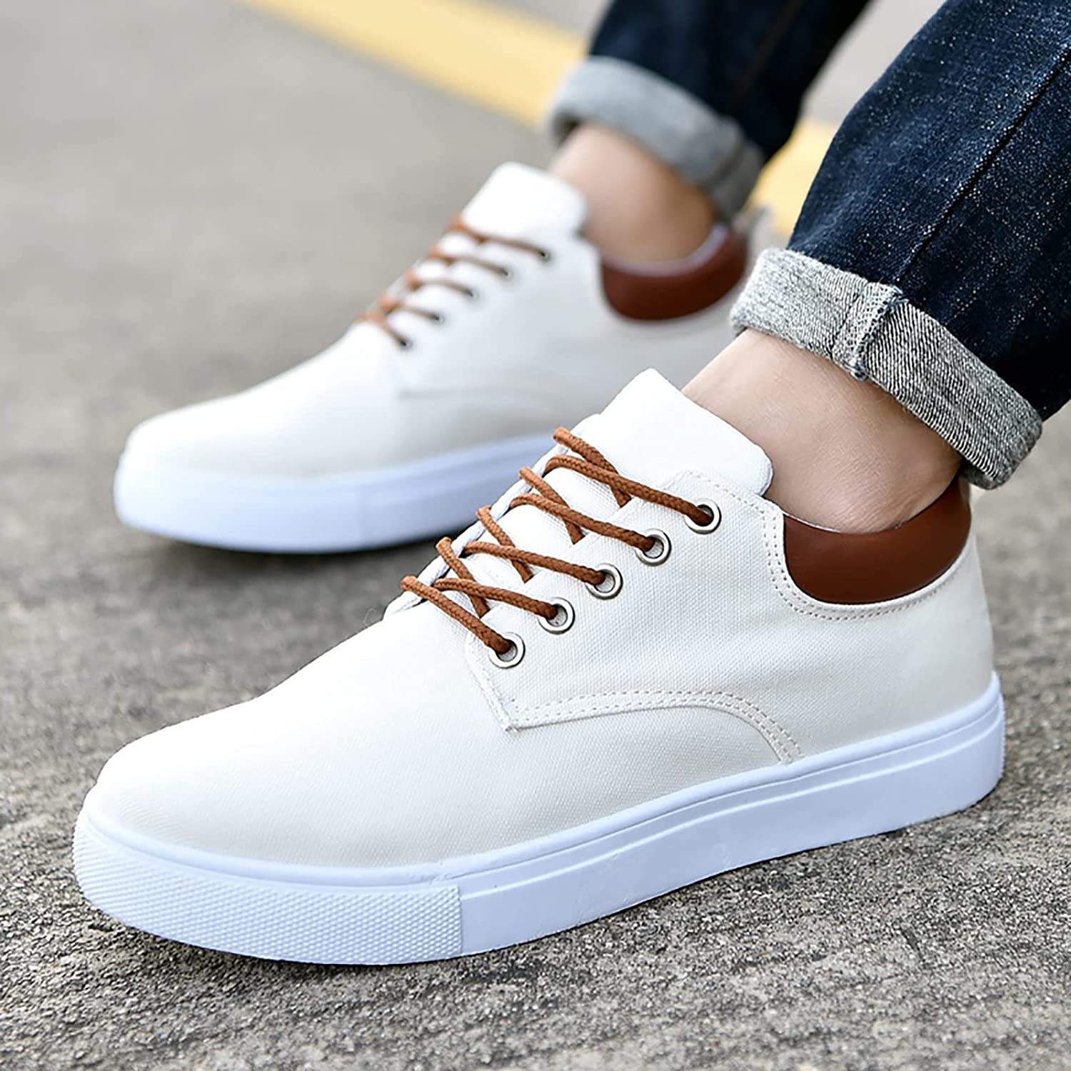 Vardi Dante™ David Sneakers | Stoere herensneakers met witte zool