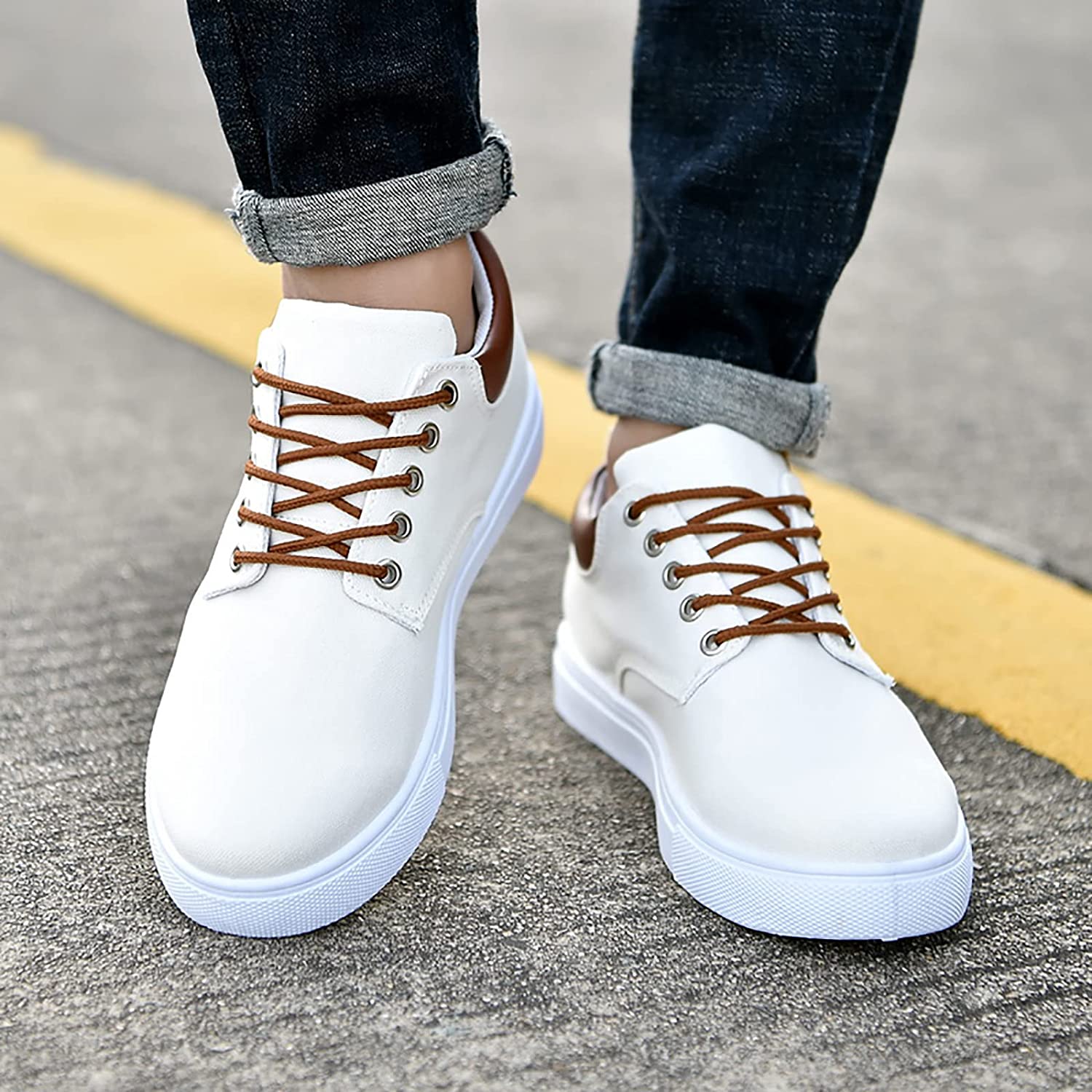 Vardi Dante™ David Sneakers | Stoere herensneakers met witte zool