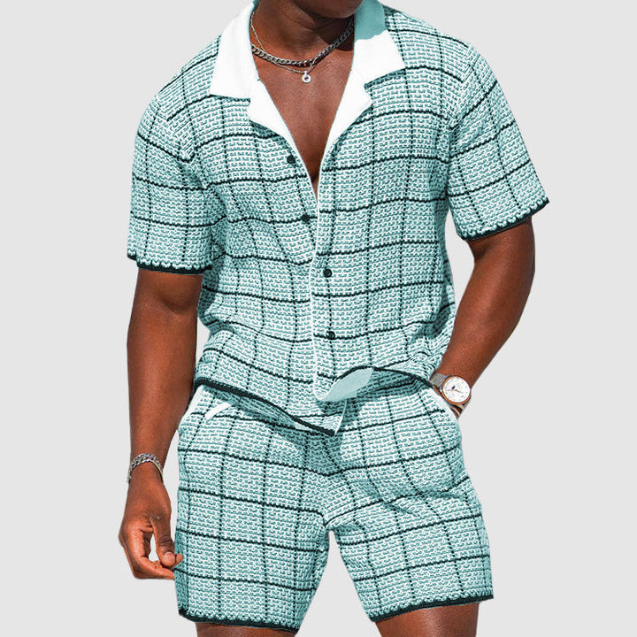 Tweedelige Heren Zomerset met Ruitpatroon – Jules