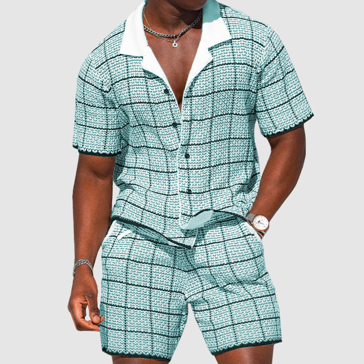 Tweedelige Heren Zomerset met Ruitpatroon – Jules