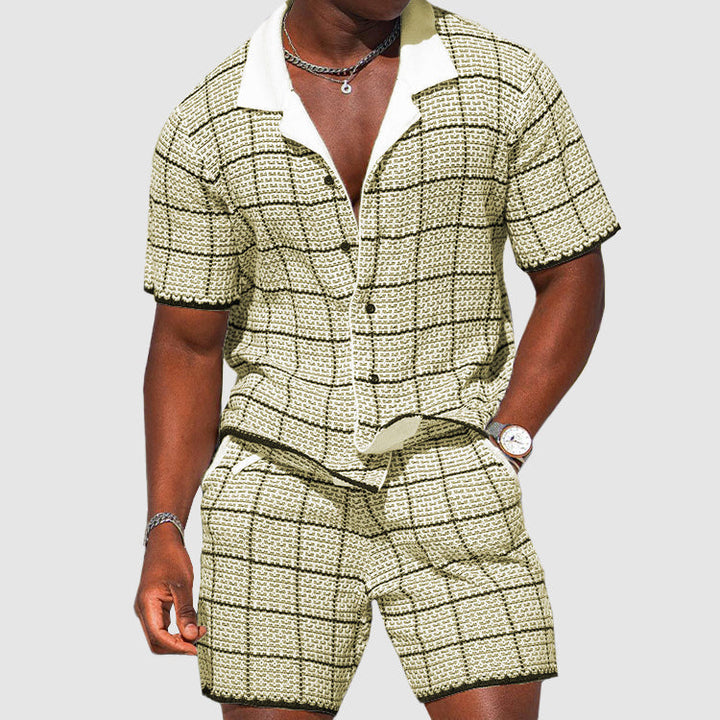 Tweedelige Heren Zomerset met Ruitpatroon – Jules
