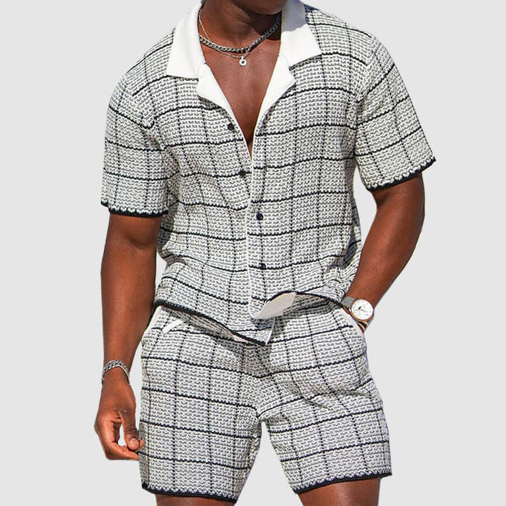 Tweedelige Heren Zomerset met Ruitpatroon – Jules
