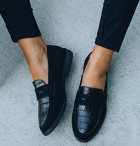 Zwarte Dames Loafers – Elara