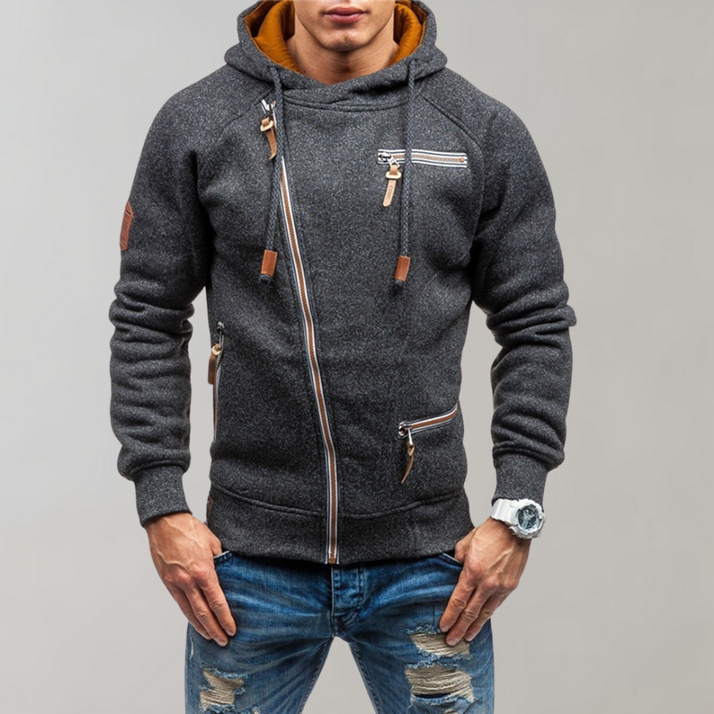 Casual Hoodie met Ritssluiting - Orion