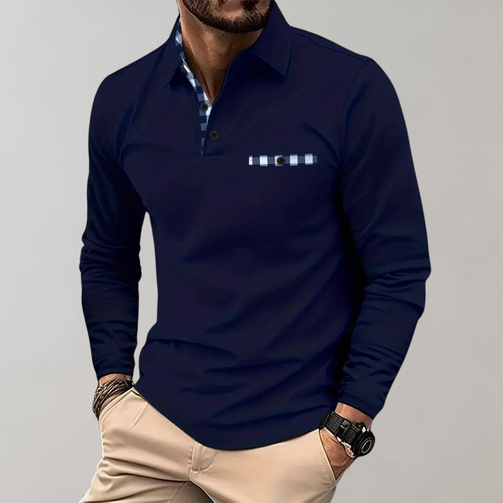 Heren T-shirt met Lange Mouwen - Finn