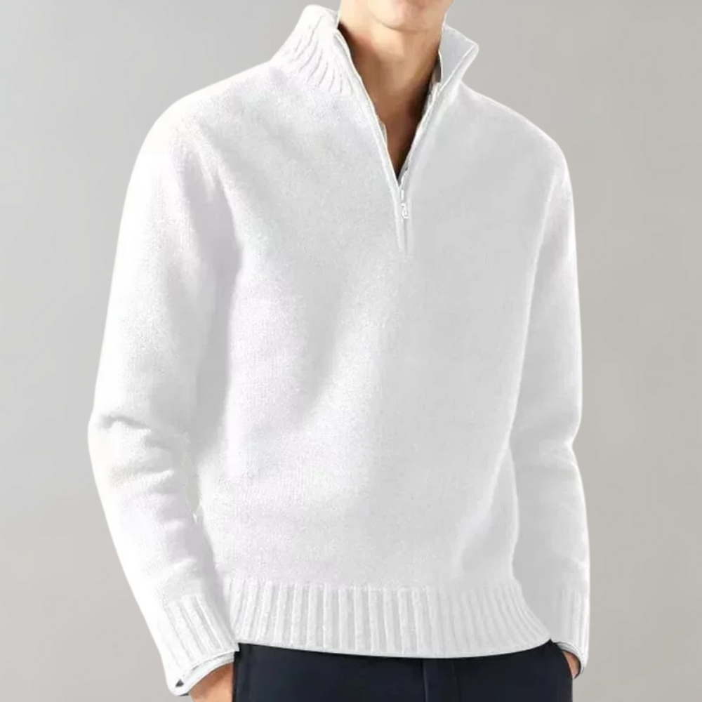 Stijlvolle Half-Zip Herensweater - Ethan