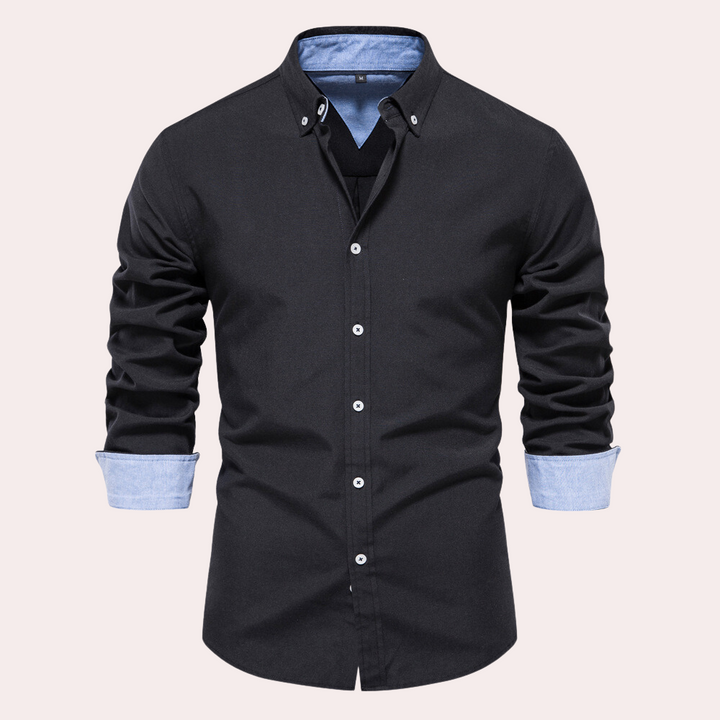 Casual Herenoverhemd met Lange Mouwen - Remy