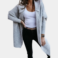 Gebreid Dames Vest Met Capuchon – Mireille