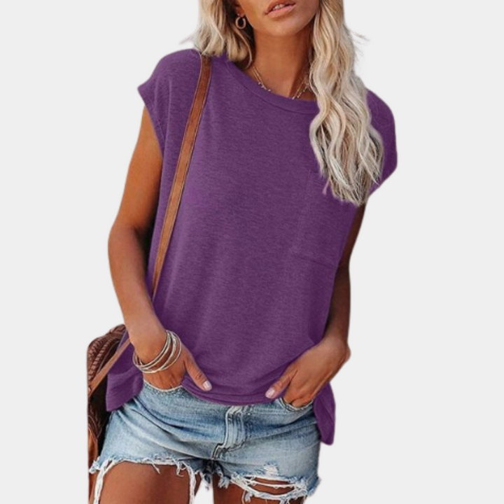 Casual Dames Zomer T-Shirt – Linae