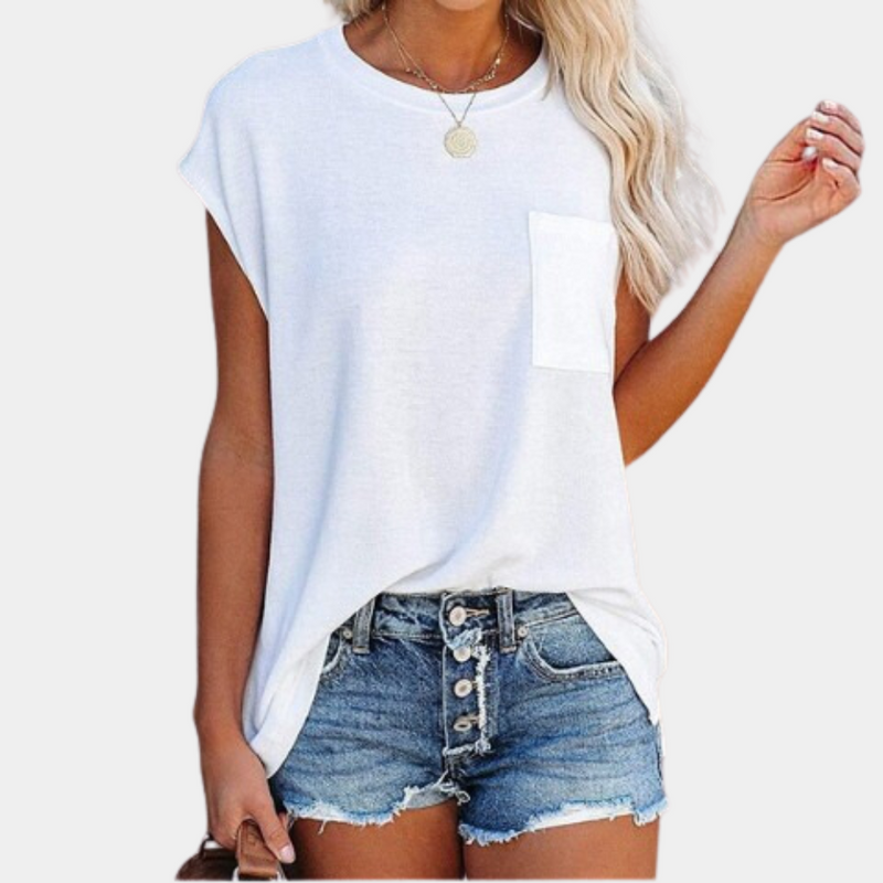 Casual Dames Zomer T-Shirt – Linae