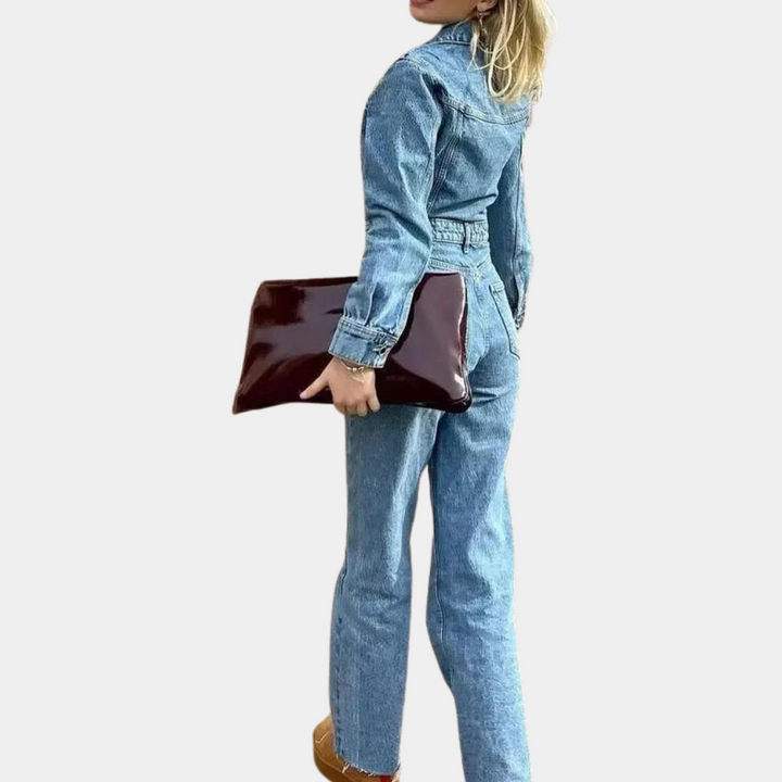 Stijlvolle Denim Jumpsuit - Lyra