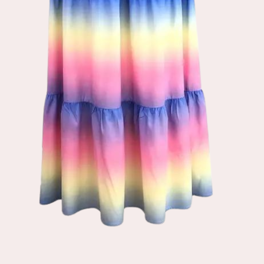 Off-Shoulder Gelaagde Zomerjurk – Noémie