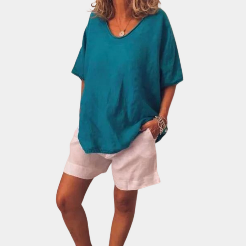 Trendy Oversized Dames-T-Shirt – Malou