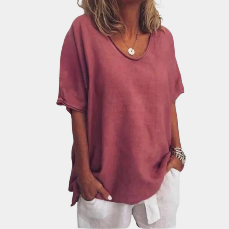 Trendy Oversized Dames-T-Shirt – Malou