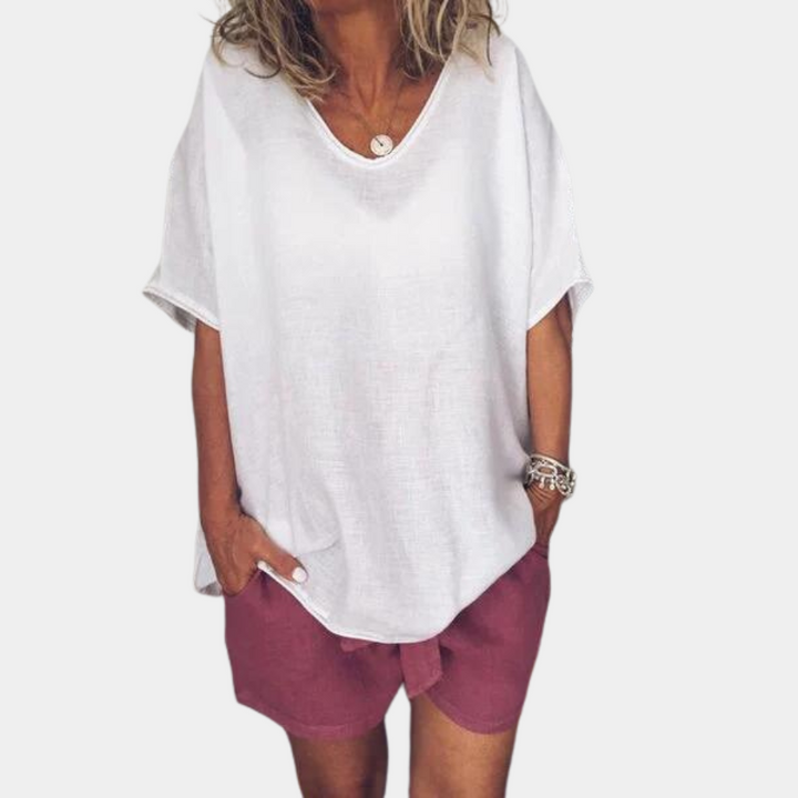 Trendy Oversized Dames-T-Shirt – Malou