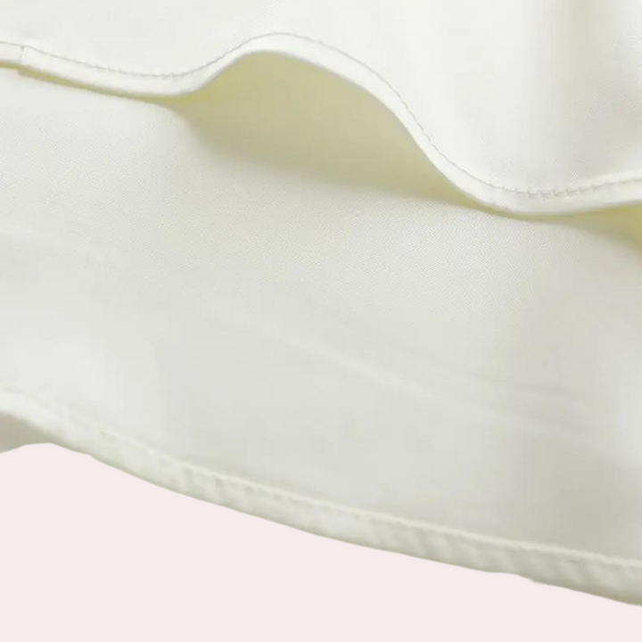 Gebloemde Beige Damesblouse met Losse Pasvorm – Elvira