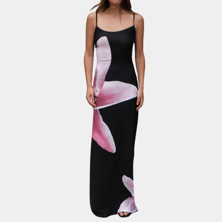 Casual Zomerjurk met Figuuraccent – Lucine
