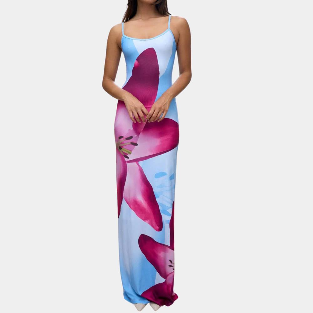 Casual Zomerjurk met Figuuraccent – Lucine