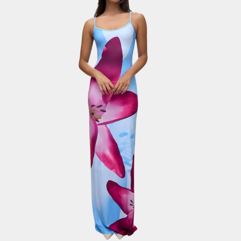 Casual Zomerjurk met Figuuraccent – Lucine