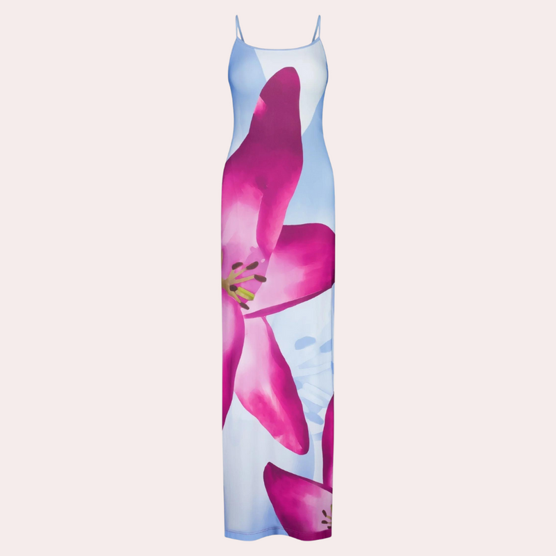 Casual Zomerjurk met Figuuraccent – Lucine