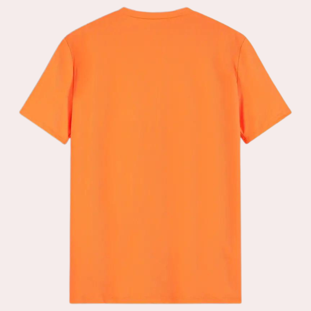 Oranje Heren T-Shirt Met Ronde Hals – Jaron