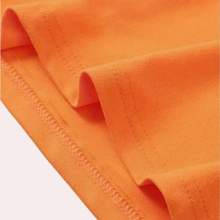 Oranje Heren T-Shirt Met Ronde Hals – Jaron