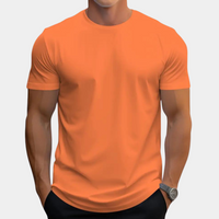 Oranje Heren T-Shirt Met Ronde Hals – Jaron