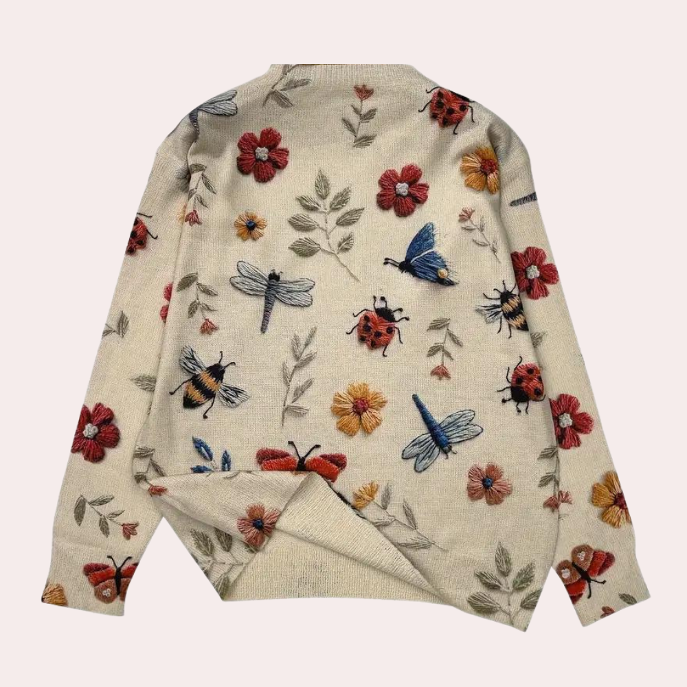 Vrolijke Damestrui met Bloemenprint - Fleur