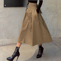 High-Waist Rok met Strikdetail - Elina