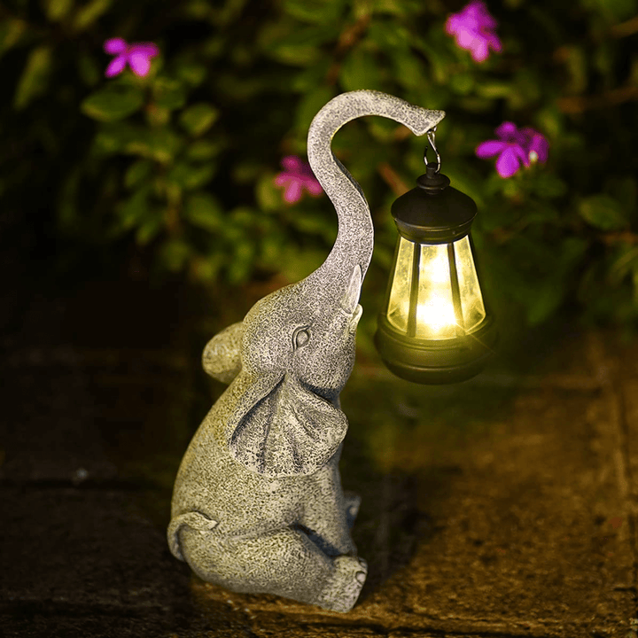 Sfeervolle Zonnelamp voor de Tuin - Elephant Glow