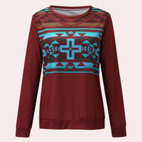 Trendy Bedrukt Dames Sweatshirt - Sienna