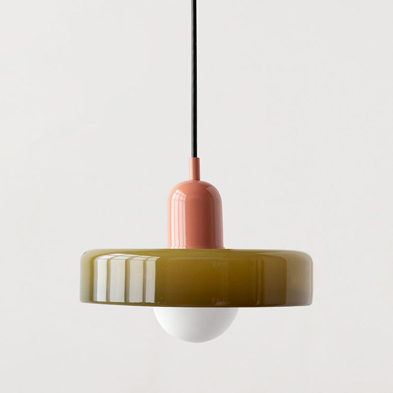 Kleurrijke Hanglamp in Bauhaus-stijl - StiloGlas