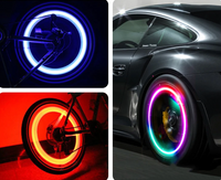 Set van 4 Verlichte Ventieldoppen – GlowRims