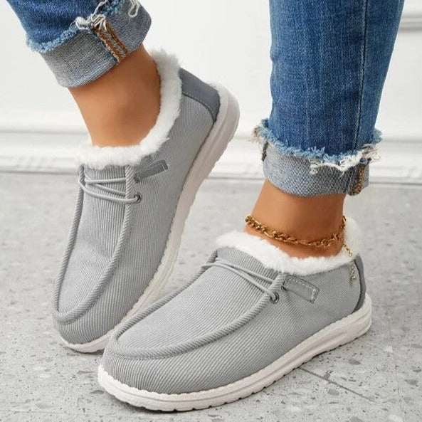 Dames Slip-On Winterlaarzen met Pluche Voering - Maren