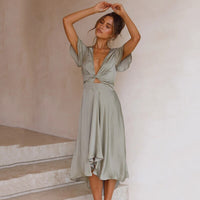 Zomerjurk met Flatterende Snit en Luxe Details – Lana