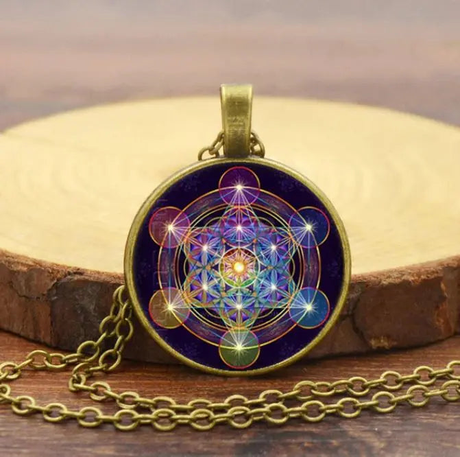 Chakra Hangertje met Metatron’s Kubus - Solantra