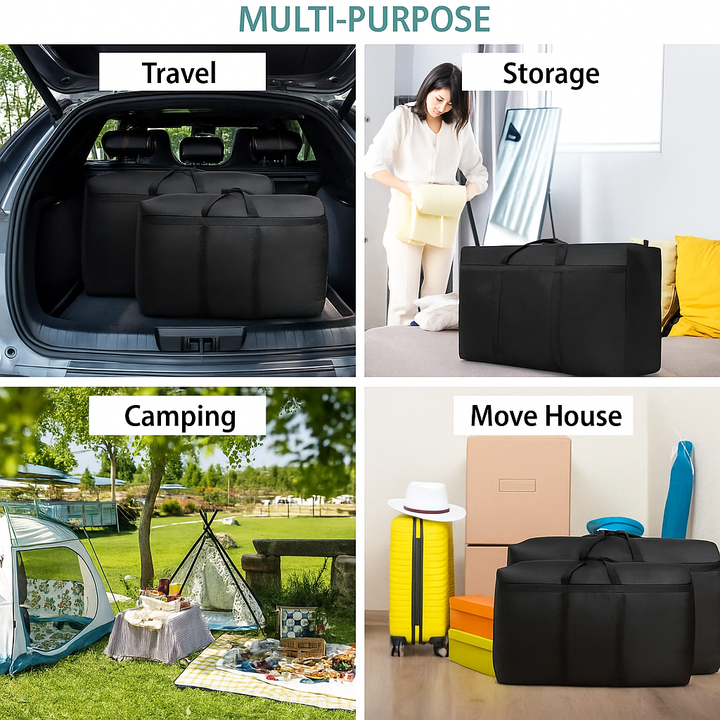Extra grote stevige opbergtas 150L – Waterproof & opvouwbaar