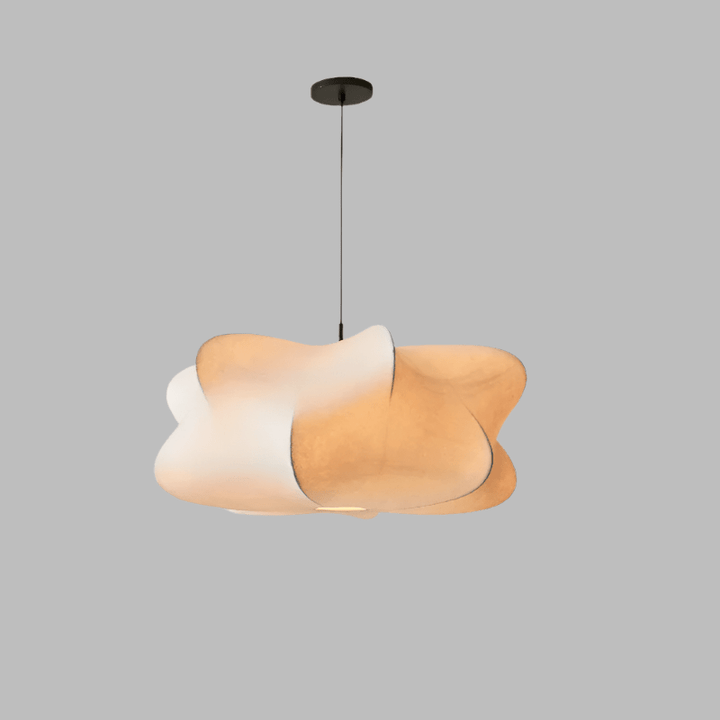 Japanse Zijde Hanglamp in Wabi Sabi Stijl - Sana