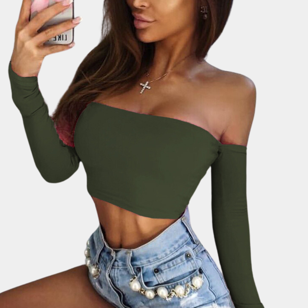 Off-Shoulder Damestop – Arielle