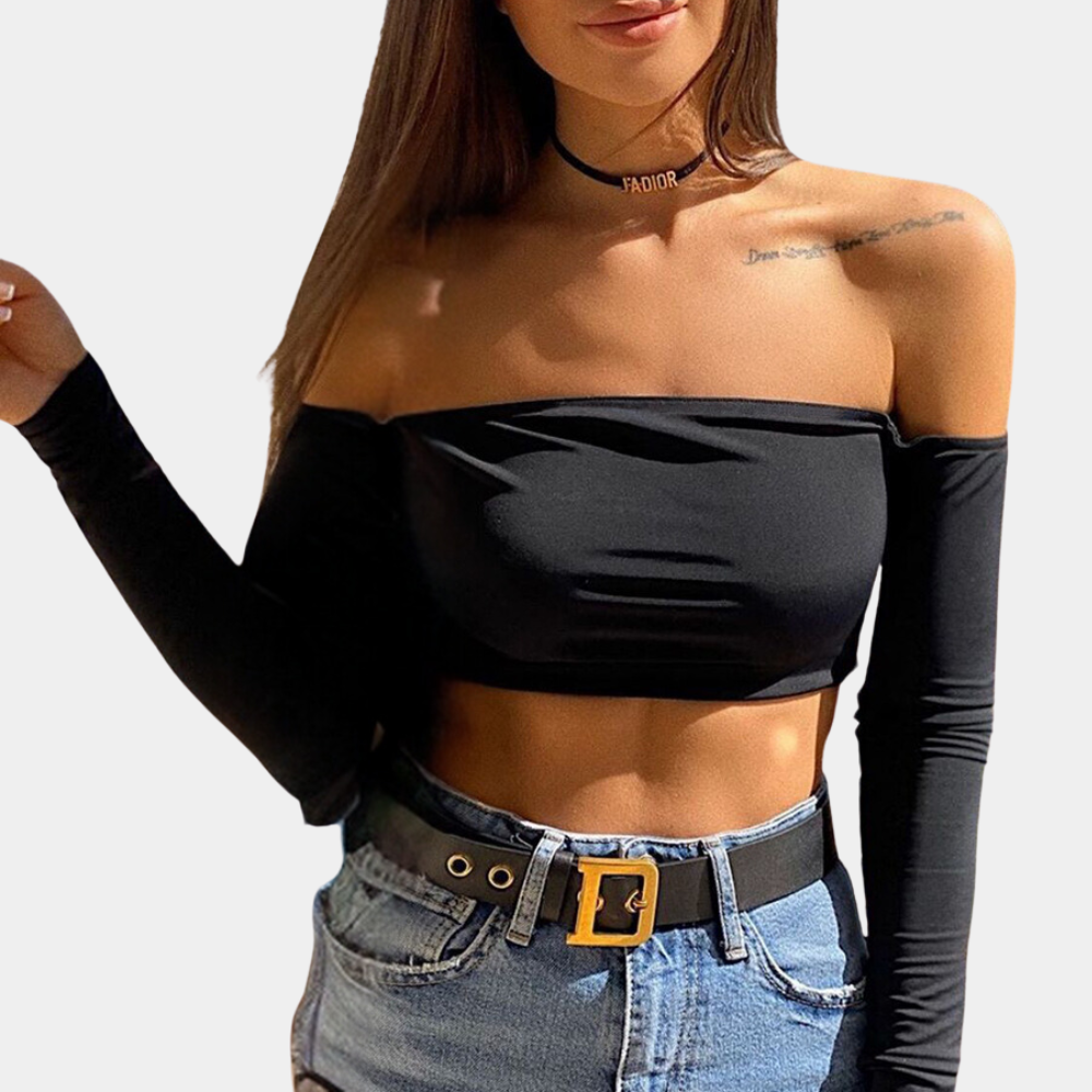 Off-Shoulder Damestop – Arielle